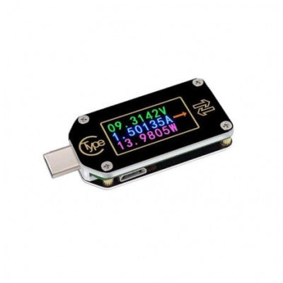 An RD TC66C Type-C PD Ttrigger USB-C Voltmeter Ammeter Voltage 2 Way Current Meter Multimeter PD Charger Battery USB Tester USB + BT Communication + PD Switch