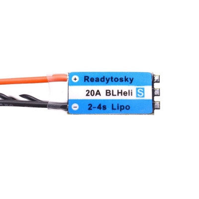 An Readytosky 20A 2-4S Mini BLHeli-S OPTO ESC for FPV Race RC Helicopter