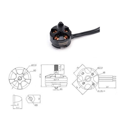 An Readytosky MT2204 2300KV CW Brushless Motor