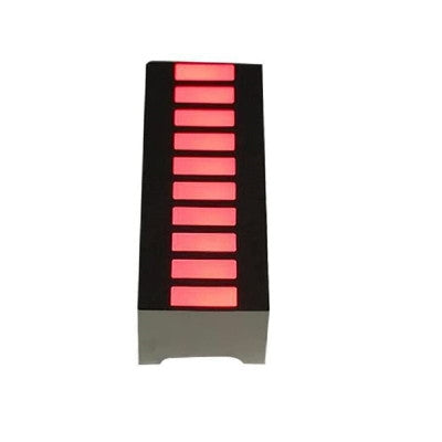 An 10 Segment LED Bar Graph Display - Red Color