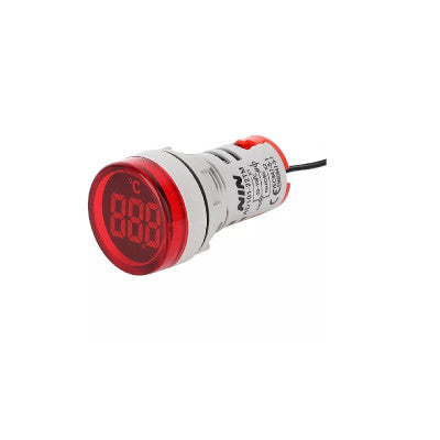 An Red -20~199 22mm AD16-22TM(AD101-22TM) Round LED Temperature Indicator Light