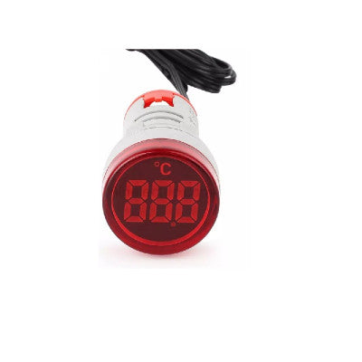 An Red -20~199 22mm AD16-22TM(AD101-22TM) Round LED Temperature Indicator Light