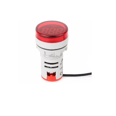 An Red -20~199 22mm AD16-22TM(AD101-22TM) Round LED Temperature Indicator Light