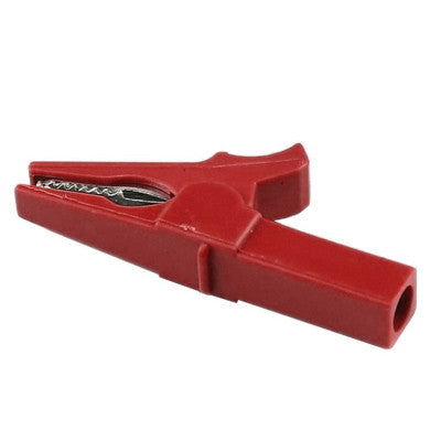An Red 55mm Copper Insulated Crocodile Clip Opening 10mm for Banana Plug 4mm