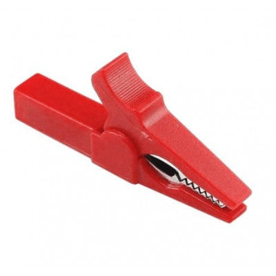 An Red 55mm Copper Insulated Crocodile Clip Opening 10mm for Banana Plug 4mm