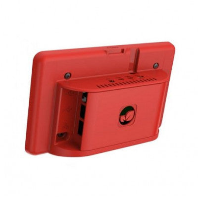 An Red ABS Case for 19.4 cm (7 inch) Official Touch Screen Display and Raspberry Pi 4