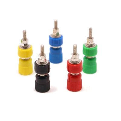 An Red S4828 Brass Banana Jack Socket M4 24A 30-60V