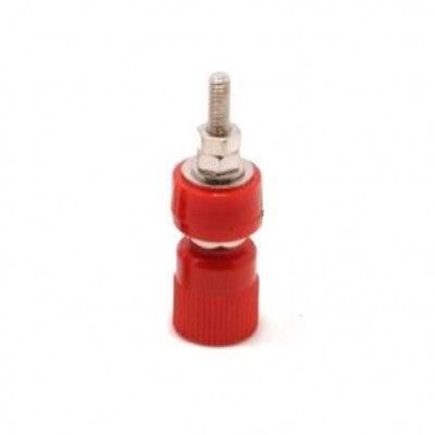 An Red S4828 Brass Banana Jack Socket M4 24A 30-60V
