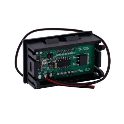 An Red Two-Wire 0.56 Inch DC5V-120V DC Digital Display Voltmeter For Car Bicycle Motorcycle