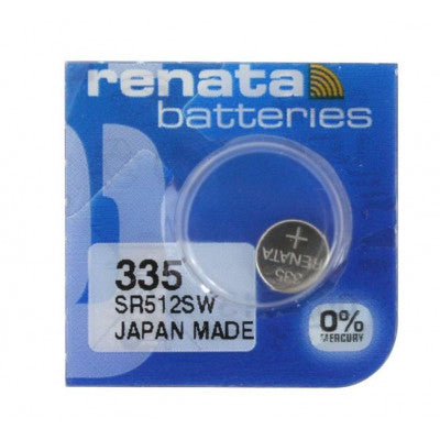 An Renata 335 SR512SW (Original) 1.55V 6mAh Silver Oxide Button Cell Battery