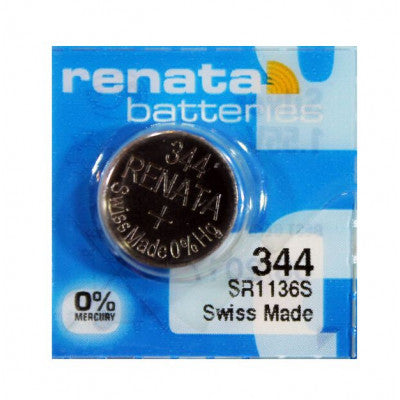 An Renata 344 SR1136SW (Original) 1.55V 105mAh Silver Oxide Button Cell Battery
