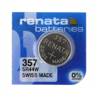 An Renata 357 SR44 (Original) 1.55V 190mAh Silver Oxide Button Cell Battery