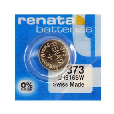 An Renata 373 SR916SW (Original) 1.55V 29mAh Silver Oxide Button Cell Battery