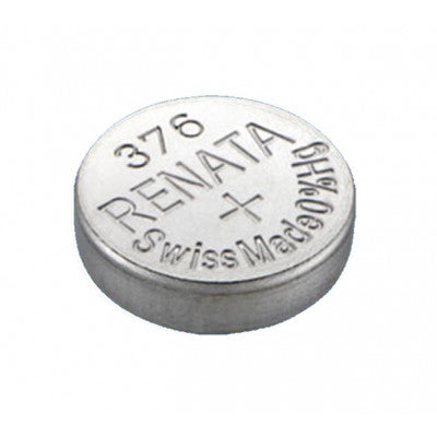 An Renata 376 SR626W (Original) 1.55V 27mAh Silver Oxide Button Cell Battery