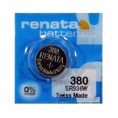 An Renata 380 SR936W (Original) 1.55V 82mAh Silver Oxide Button Cell Battery