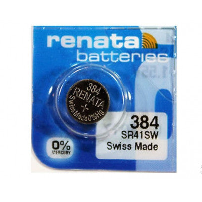 An Renata 384 SR736SW (Original) 1.55V 45mAh Silver Oxide Button Cell Battery