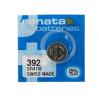An Renata 392 SR736W (Original) 1.55V 45mAh Silver Oxide Button Cell Battery