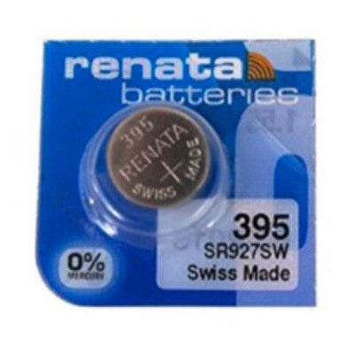 An Renata 395 SR927SW (Original) 1.55V 55mAh Silver Oxide Button Cell Battery