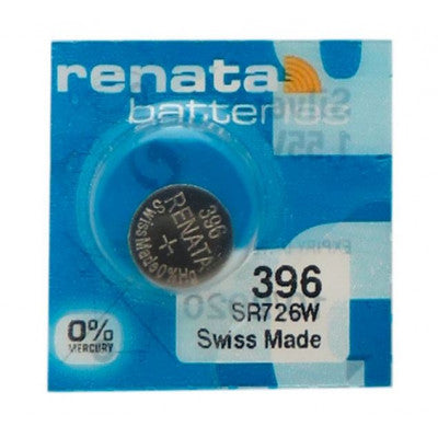 An Renata 396 SR726W (Original) 1.55V 32mAh Silver Oxide Button Cell Battery