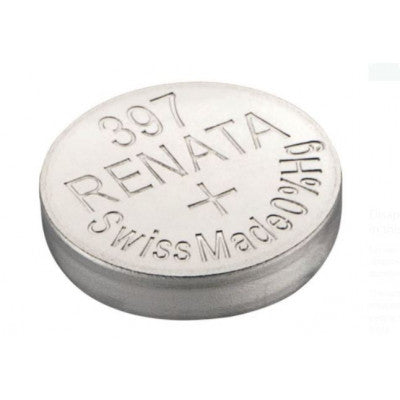 An Renata 397 SR726SW (Original) 1.55V 32mAh Silver Oxide Button Cell Battery