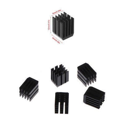 An Reprap 9x9x12MM Steps tick Heat Sink Suitable for DRV8825-A4988-A4983-MKS TMC2100 Mendel