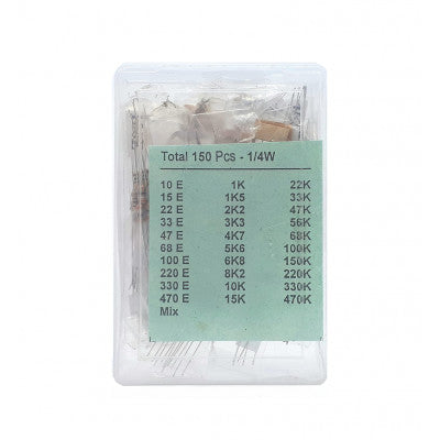 An Resistance Box - Mix Resistor Pack  - 1/4 Watt