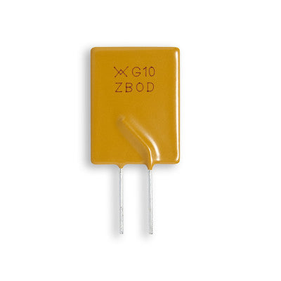 An RGEF1000 16V 10A Tyco Raychem PPTC Resettable Fuse