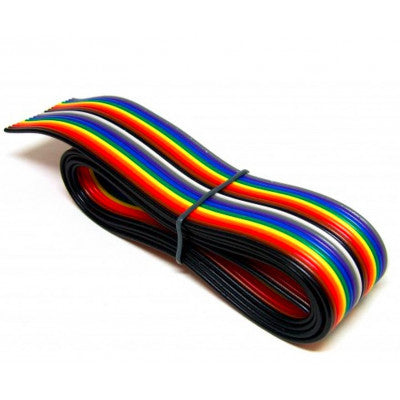 An Multicolor 10 Core Ribbon Wire - 1 meter