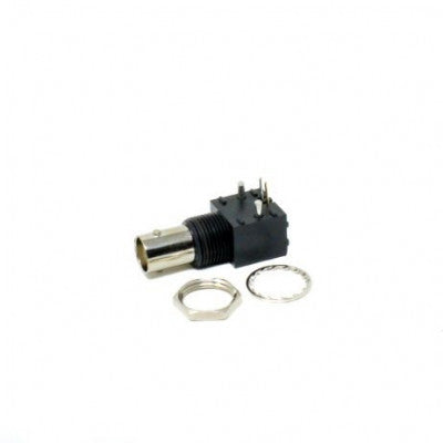 An Right Angle Plastic BNC Female Jack PCB Mount
