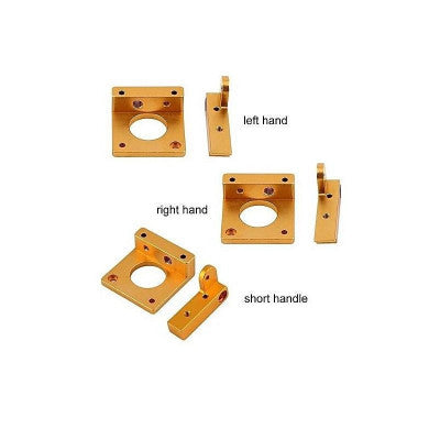 An Right Side MK8 extruder Aluminum 3D Printer Block