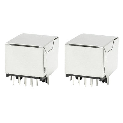 An RJ45 (8P-8C) Female Plug - PCB Mount