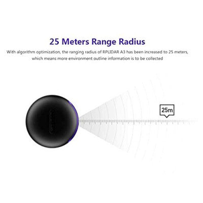 An RP LIDAR A3M1 360°Laser Range Scanner-25 Meter Range