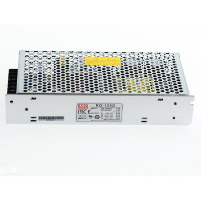 An RQ-125D Mean Well SMPS (5V 8A), (12V 2.5A), (24V 2A) and (12V 0.5A) - 124W Quad 4 Output Metal Power Supply