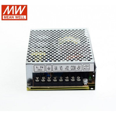 An RQ-85B Mean Well SMPS (5V 7A), (12V 3.1A), (-5V 0.5A) and (-12V 0.5A) - 80.7W Quad 4 Output Metal Power Supply