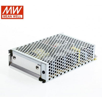 An RQ-85D Mean Well SMPS (5V 6A), (12V 2A), (24V 1A) and (-12V 0.5A) - 84W Quad 4 Output Metal Power Supply