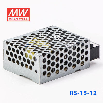 An RS-15-12 Mean Well SMPS - 12V 1.3A - 15W Metal Power Supply
