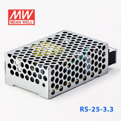 An RS-25-3.3 Mean Well SMPS - 3.3V 6A - 20W Metal Power Supply