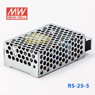 An RS-25-5 Mean Well SMPS - 5V 5A - 25W Metal Power Supply