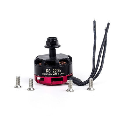An RS2205 2300KV Brushless DC Motor for QAV250 QAV300 Racing Drone - Black Cap (CW Motor Rotation)