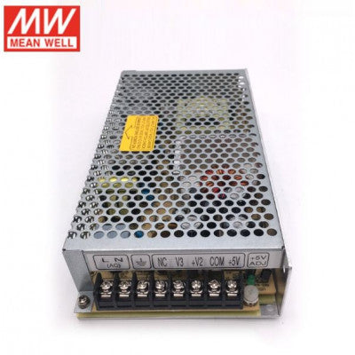 An RT-125A Mean Well SMPS (5V 12A), (12V 5.5A) and (-5V 1A) - 131W Triple Output Metal Power Supply