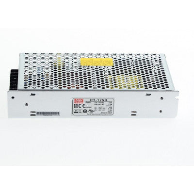 An RT-125B Mean Well SMPS (5V 12A), (12V 5A) and (-12V 1A) - 132W Triple Output Metal Power Supply