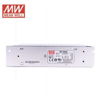 An RT-85A Mean Well SMPS (5V 8A), (12V 3.5A) and (-5V 0.5A) - 84.5W Triple Output Metal Power Supply
