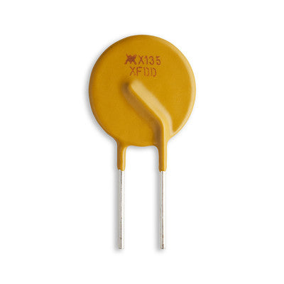 An RXEF135 72V 1.35A Tyco Raychem PPTC Resettable Fuse