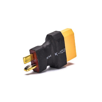 An SafeConnect Female XT90 To T-Connector Male