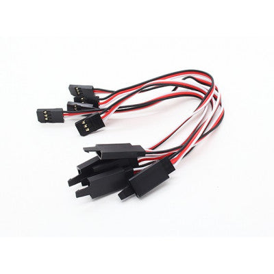 An SafeConnect Flat 15CM 22AWG Servo Lead Extention (Futaba) Cable