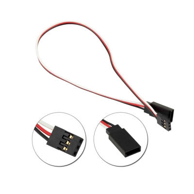 An SafeConnect FLAT 45CM 22AWG Servo Lead Extension (Futaba) Cable