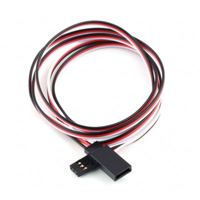 An SafeConnect FLAT 45CM 26AWG Servo Lead Extension (Futaba) Cable