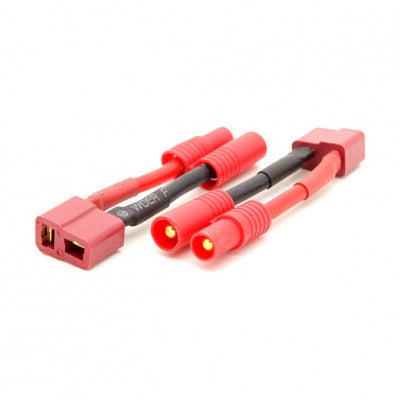 An SafeConnect HXT 4mm to T-Connector Female Battery Adapter