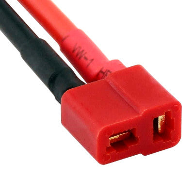 An SafeConnect Nylon T-connector Female Pigtail with 14AWG Silicon Wire 10cm