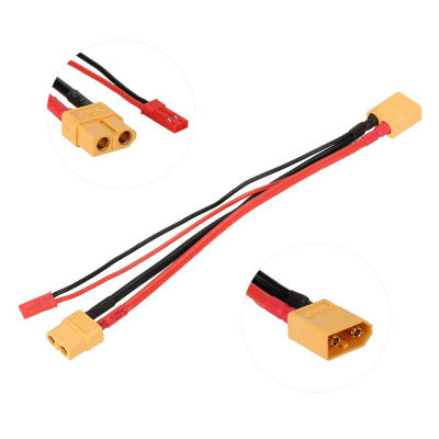 An SafeConnect XT60-JST Plug Extension Cable for DJI Phantom Quadcopter Aerial Gimbal